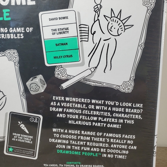 Drawsome People Board Game Family Games Ridleys games NWT - Picture 6 of 7